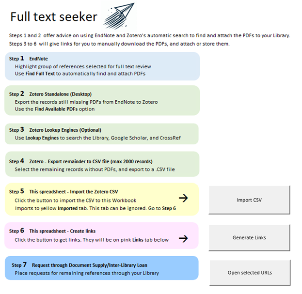 Screenshot of Full Text Seeker