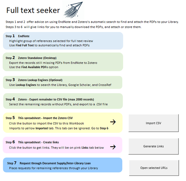 Screenshot of Full Text Seeker